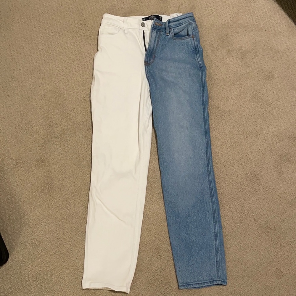 Hollister high rise mom jeans